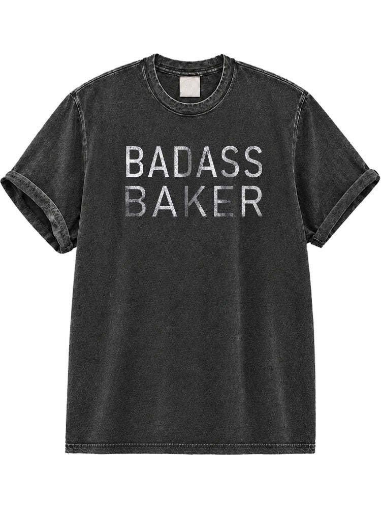 Badass Baker Washed T-Shirt