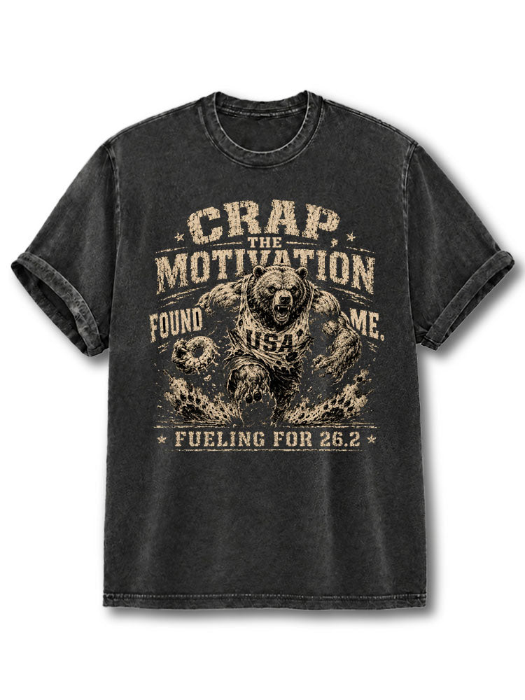 The Motivation Found Me Washed T-Shirt