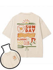SUNDAY RUNNING CLUB Washed T-Shirt