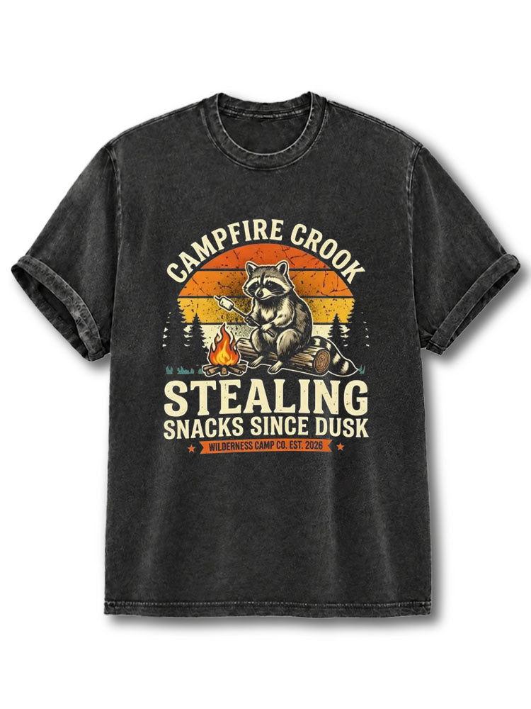 CAMPFIRE CROOK Washed T-Shirt