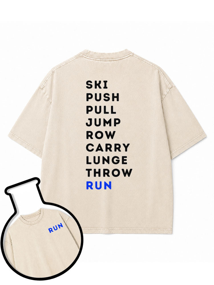Run&Hyrox Washed T-Shirt