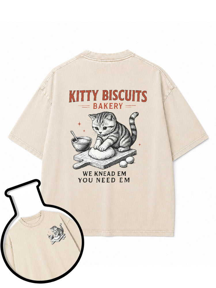 We Knead Em You Need Em Washed T-Shirt
