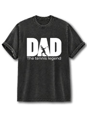 DAD The tennis legend Washed T-Shirt
