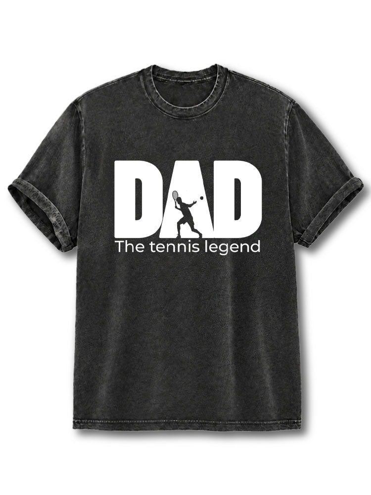 DAD The tennis legend Washed T-Shirt
