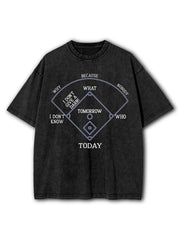 Who's On First Washed T-Shirt