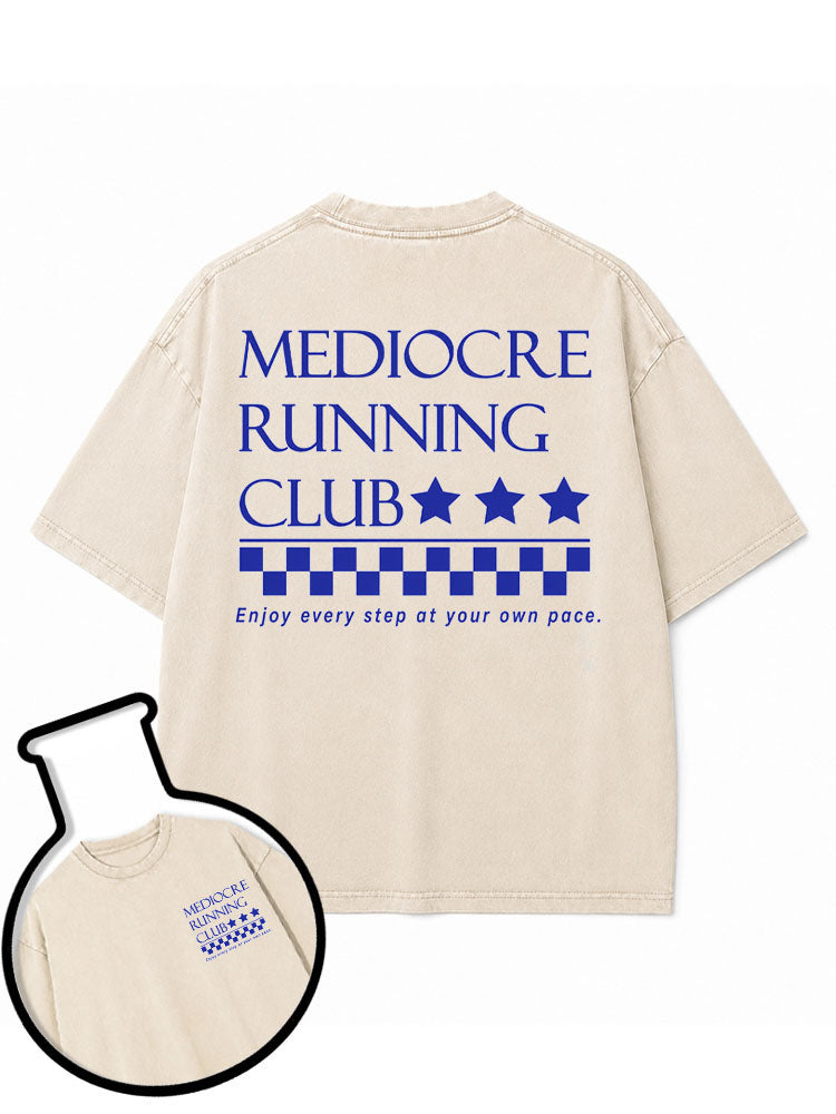 Mediocre Running Club Washed T-Shirt