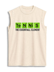 TENNIS THE ESSENTIALL ELEMENT Vintage Washed Cotton Tank Top