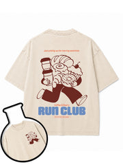 Coffee & Pastry RUN CLUB Washed T-Shirt