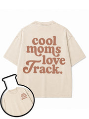 cool moms love Track Washed T-Shirt