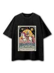 The Audacity Tarot Card Washed T-Shirt