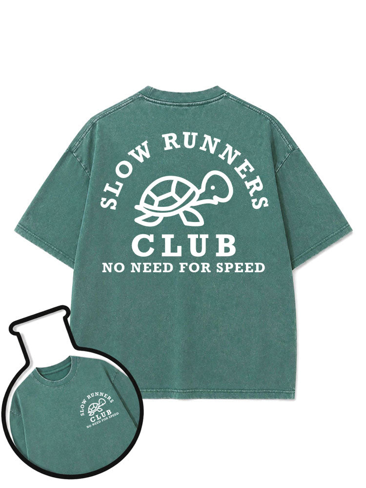 Slow Runners Club Washed T-Shirt
