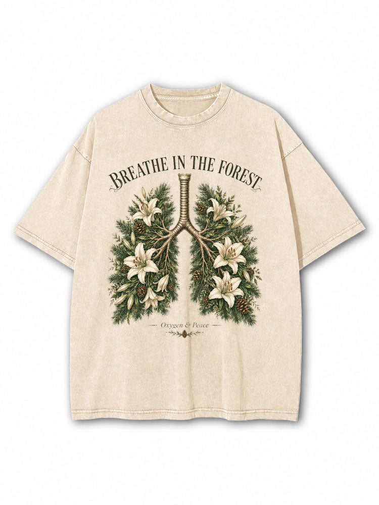 Breath In The Forest Washed T-Shirt
