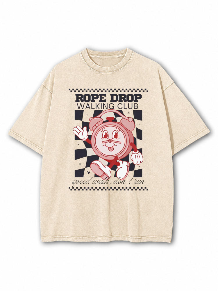 Rope Drop Walking Club Washed T-Shirt