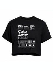 Cake Artist Crop Tops