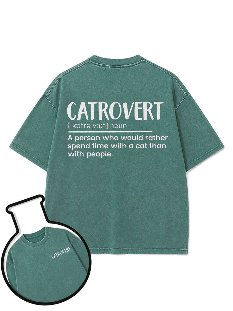 CATROVERT Washed T-Shirt