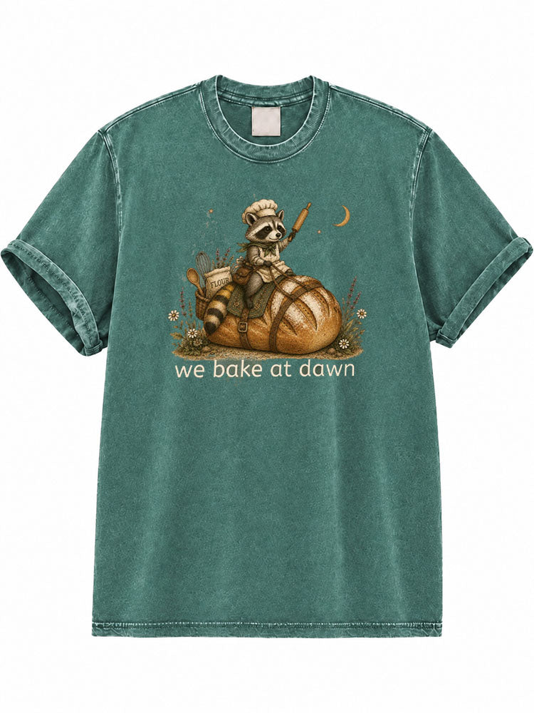 We Bake At Dawn Washed T-Shirt