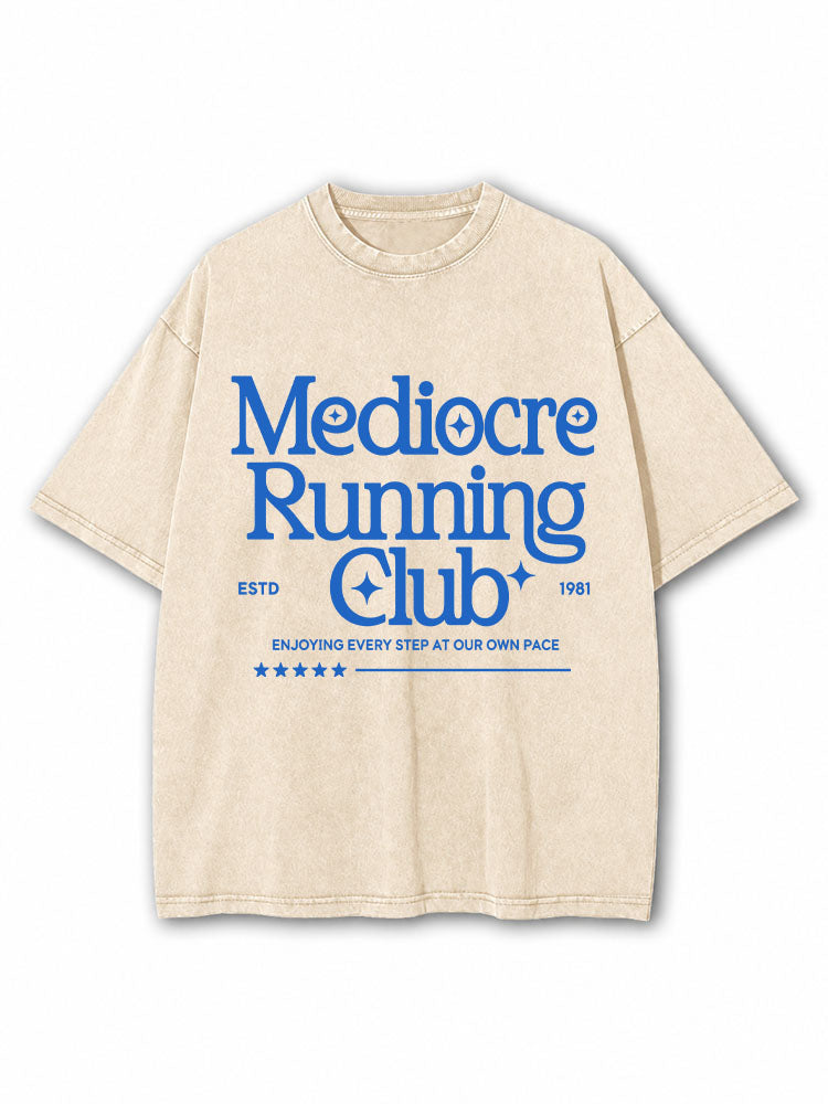 Mediocre Running Club Washed T-Shirt