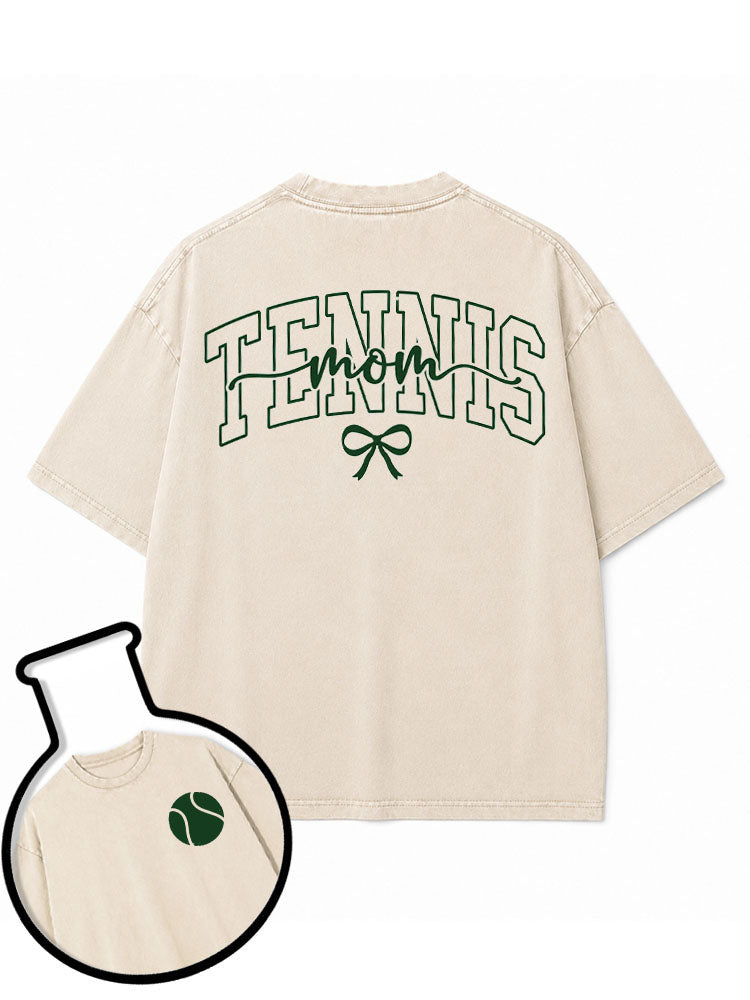TENNIS MOM Washed T-Shirt