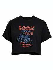BOOK lovers Crop Tops