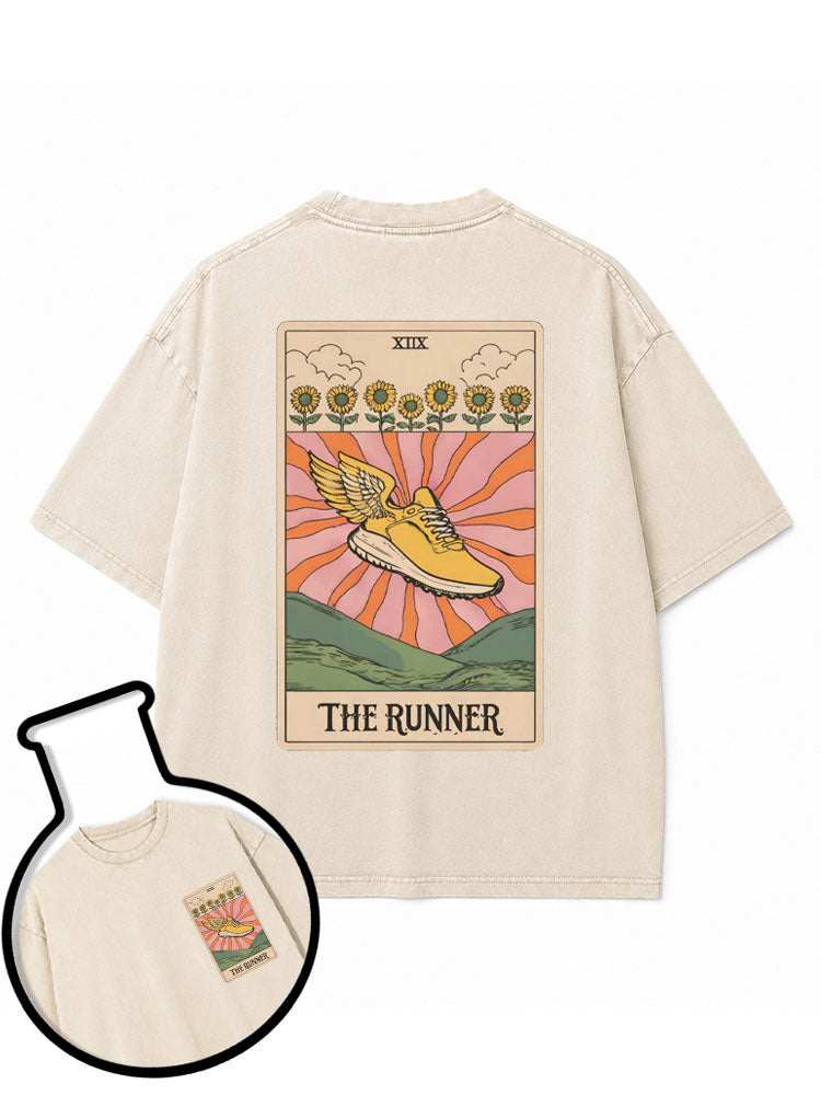 THE RUNNER Washed T-Shirt