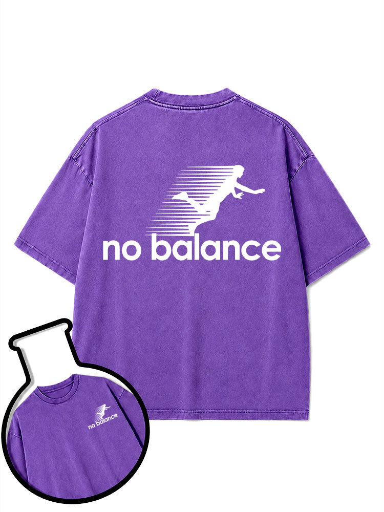 no balance Washed T-Shirt
