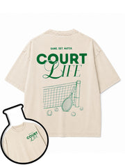 COURT LIFE Washed T-Shirt
