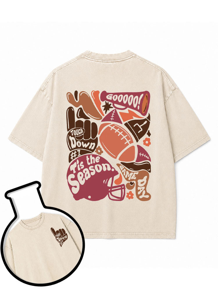 GOOOOO TOUCH DOWN Washed T-Shirt