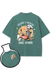 Having A Mental Bake Down Washed T-Shirt