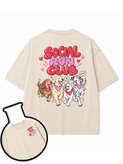 SOCIAL RUN CLUB Washed T-Shirt
