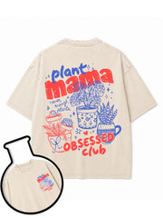 plant mama OBSESSED club Washed T-Shirt