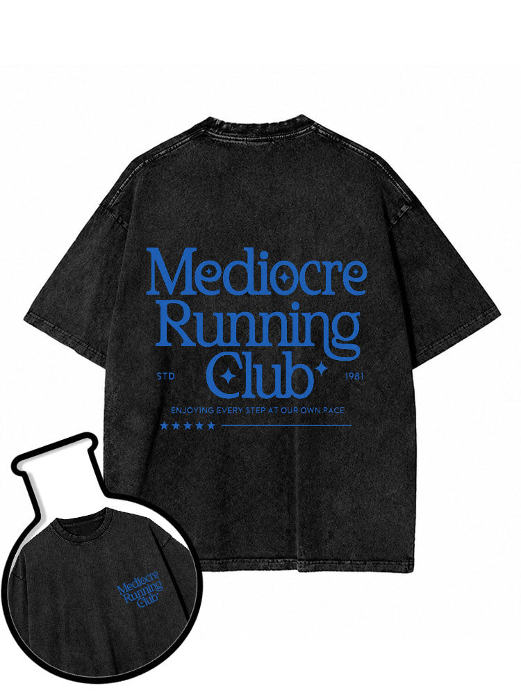 Mediocre Running Club Washed T-Shirt