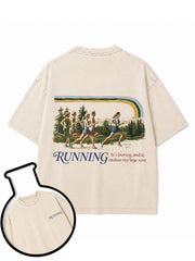 Running Is Boring Washed T-Shirt