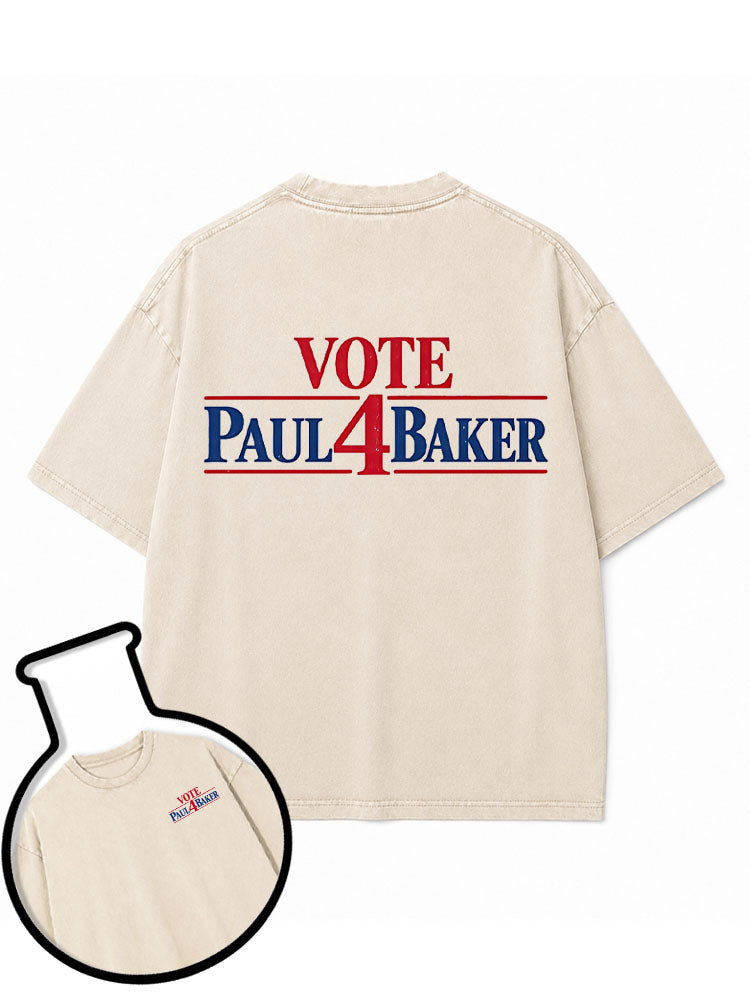 VOTE PAUL4BAKER Washed T-Shirt