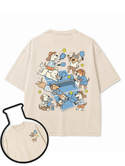 Puppy Pickleball Club Washed T-Shirt
