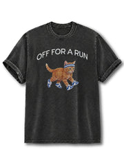 Off for A Run Washed T-Shirt