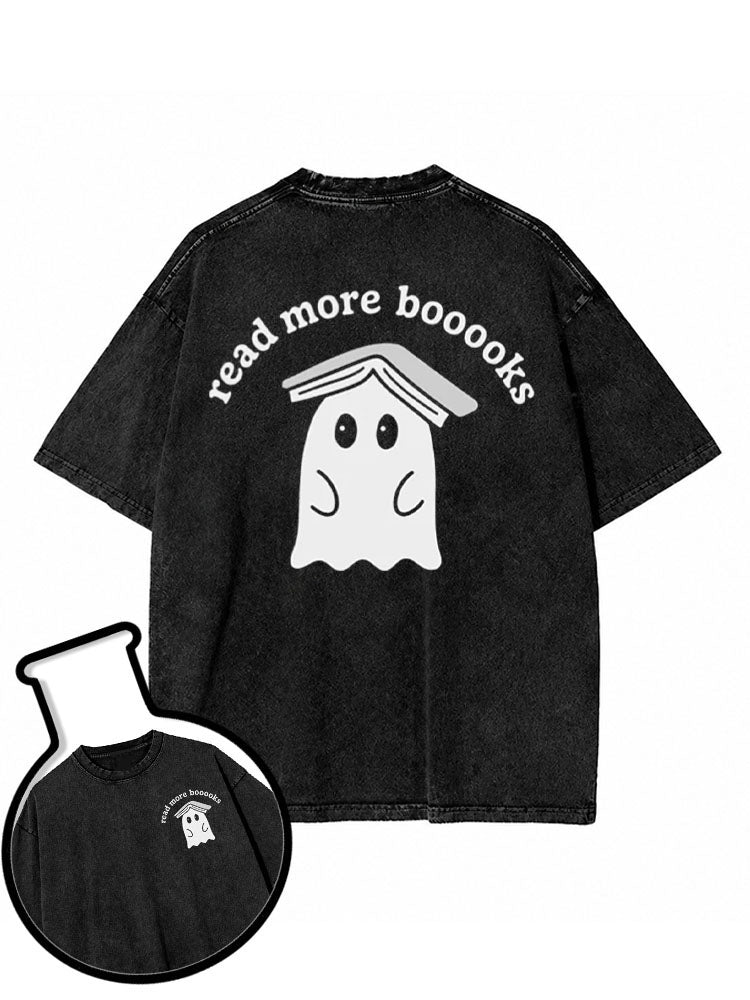 read more boooooks Washed T-Shirt
