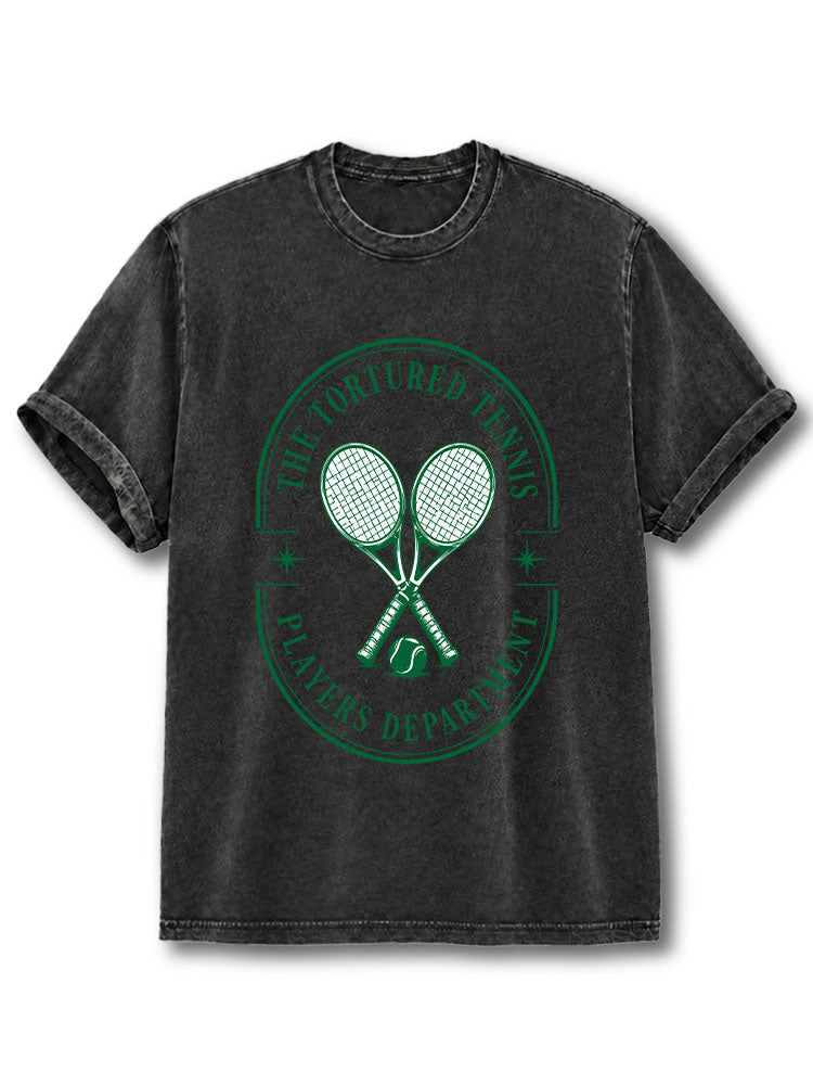 The Tortured Tennis Players Department Washed T-Shirt
