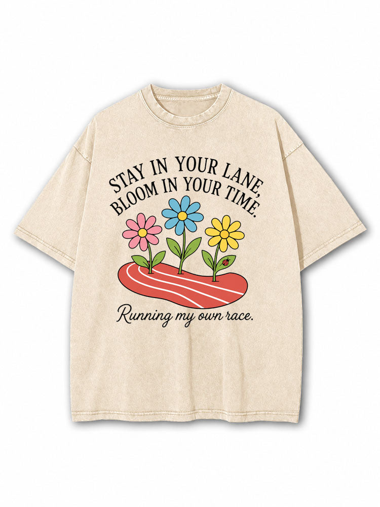 Bloom In Your Time Washed T-Shirt