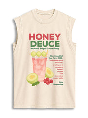 Honey Deuce Vintage Washed Cotton Tank Top