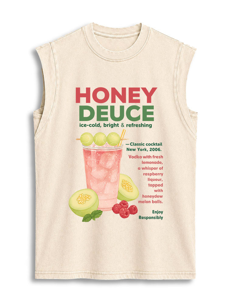Honey Deuce Vintage Washed Cotton Tank Top