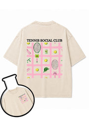 TENNIS SOCIAL CLUB Washed T-Shirt