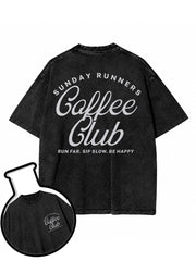 SUNDAY RUNNERS COFFEE CLUB Washed T-Shirt