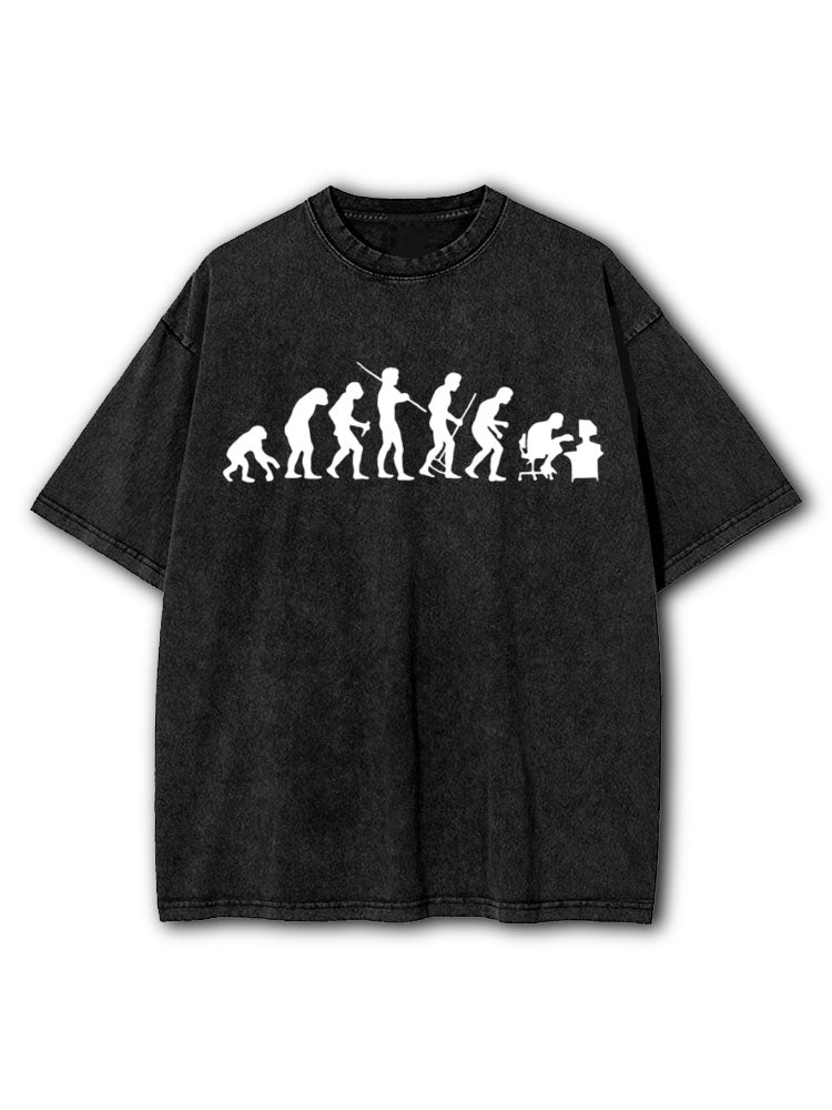 Gamer Evolution Washed T-Shirt