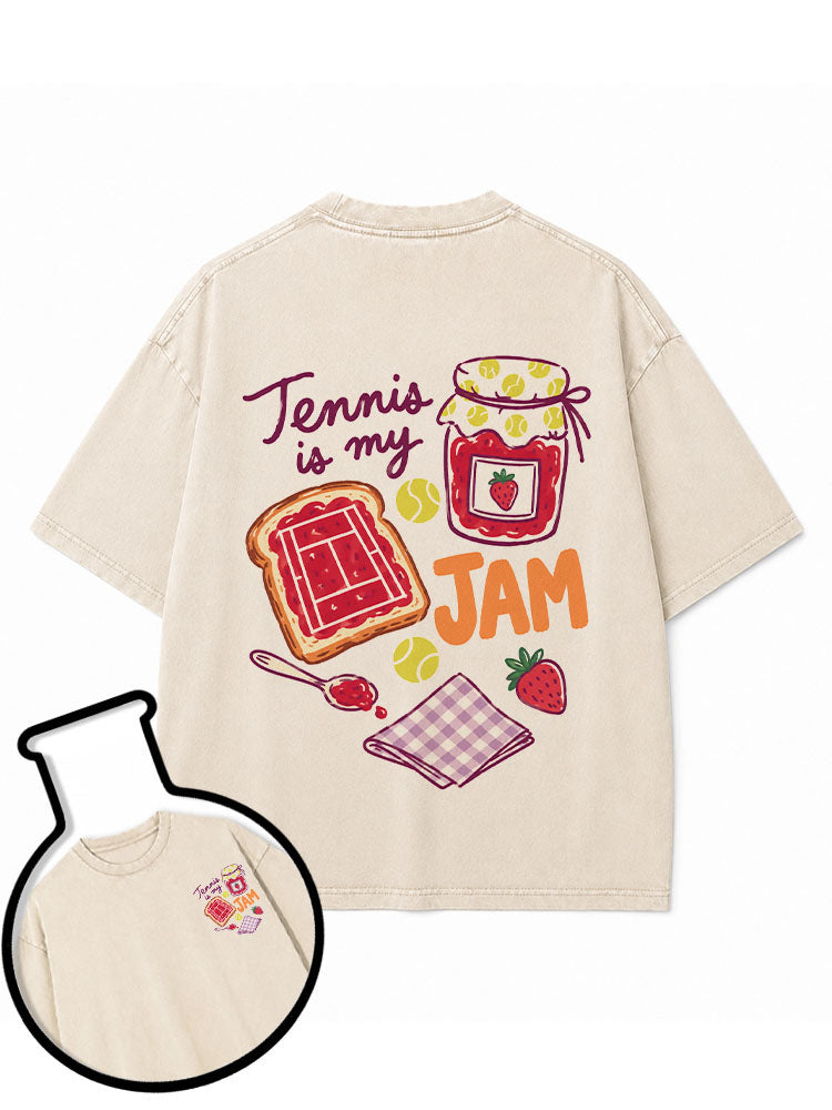Tennis is my JAM Washed T-Shirt