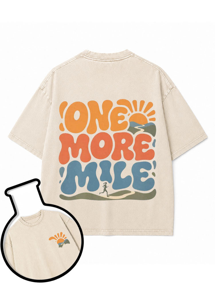 One More Mile Washed T-Shirt