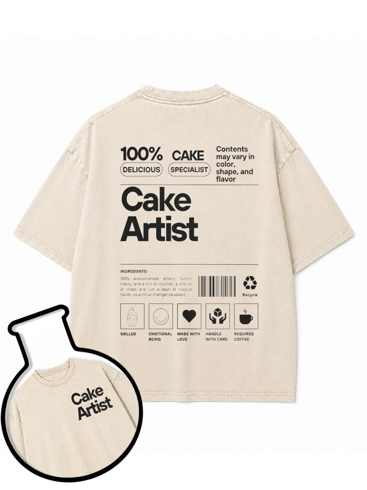 Cake Artist Washed T-Shirt