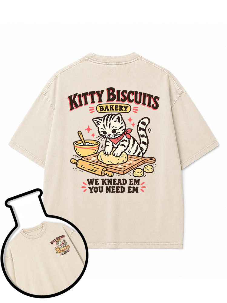 KITTY BISCUITS BAKERY Washed T-Shirt
