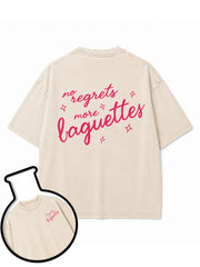 no regrets more baguettes Washed T-Shirt