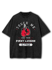 Your First Lesson Is Free Washed T-Shirt