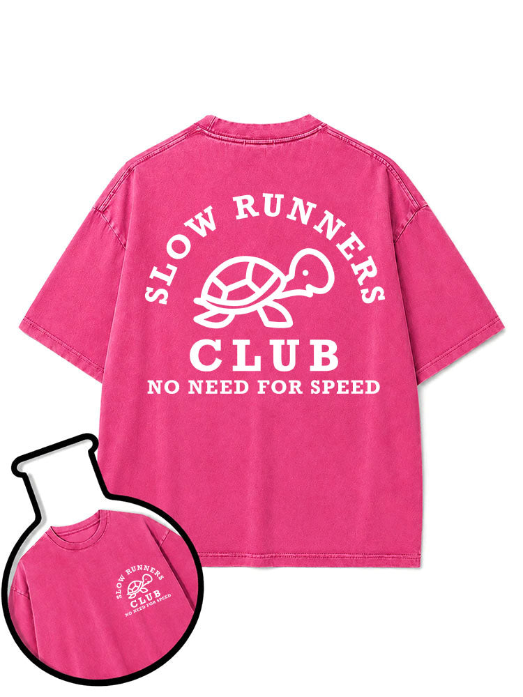 Slow Runners Club Washed T-Shirt
